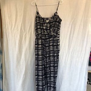 Madewell Women's Faux-wrap Cami Jumpsuit In Brushstroke Plaid